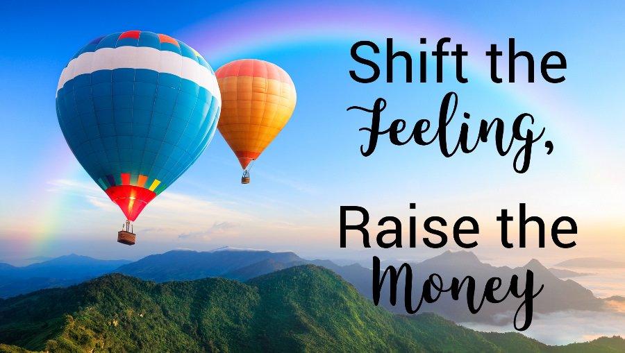 Shift the Feelings, Raise the Money - Colorful Hot Air Balloons Rising